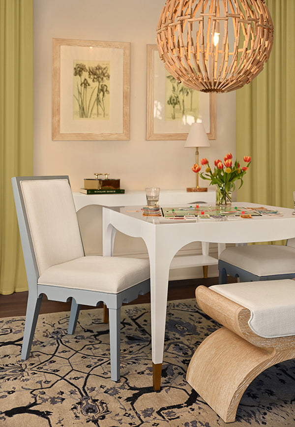Worlds Away Lanister Chair