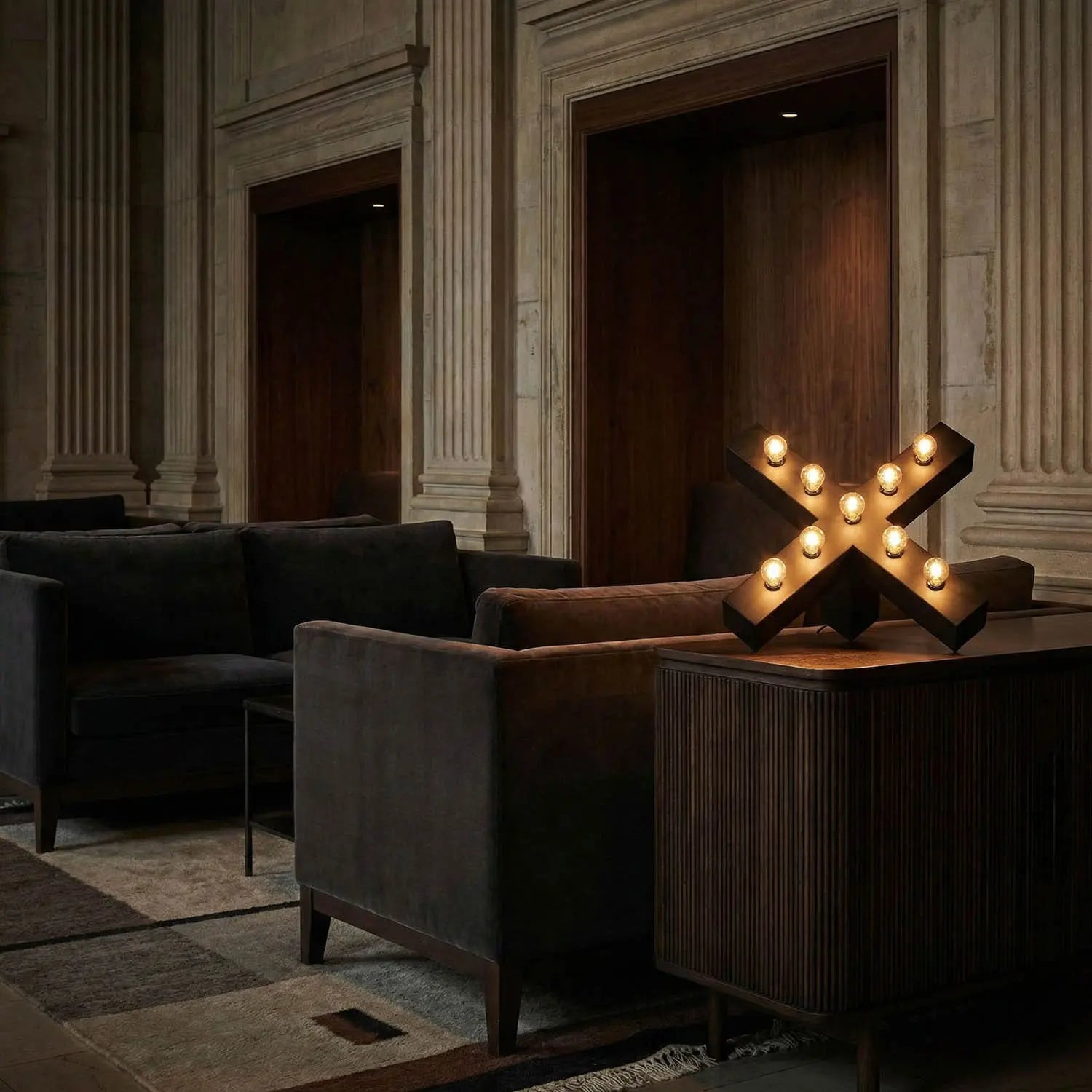 Noir Nolen Table Lamp