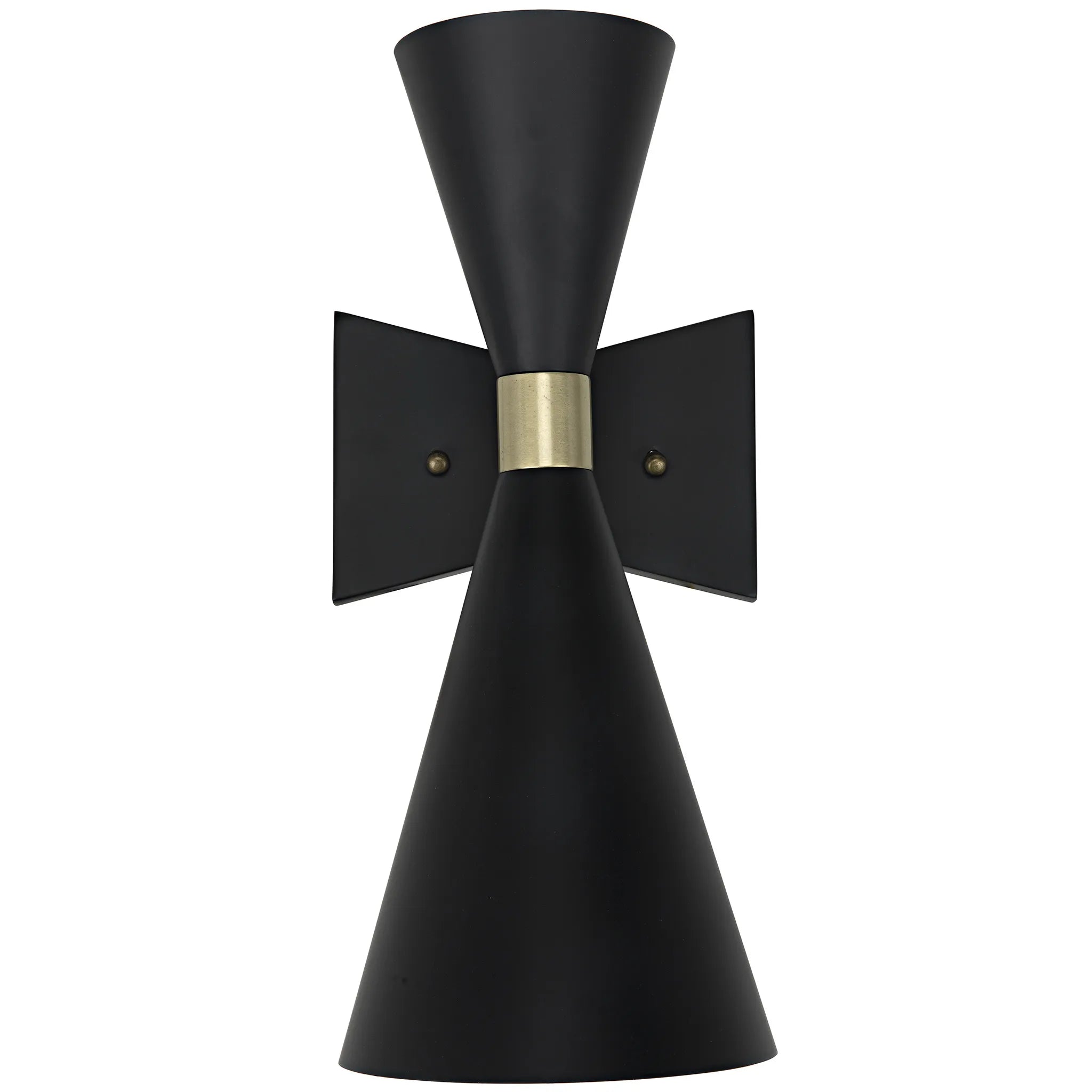 Noir Ariel Sconce, Black Steel