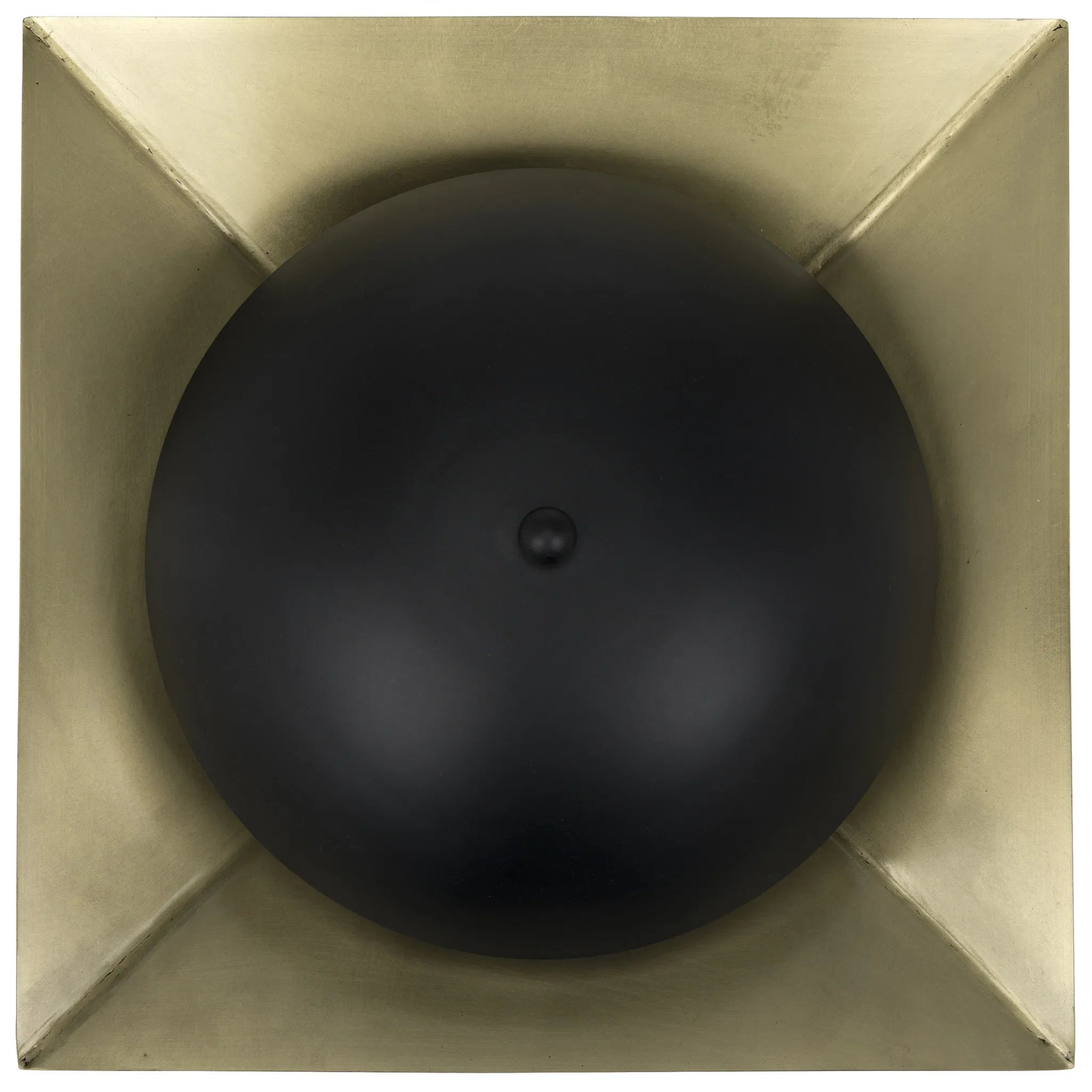 Noir Agila Sconce, Steel With Brass Finish