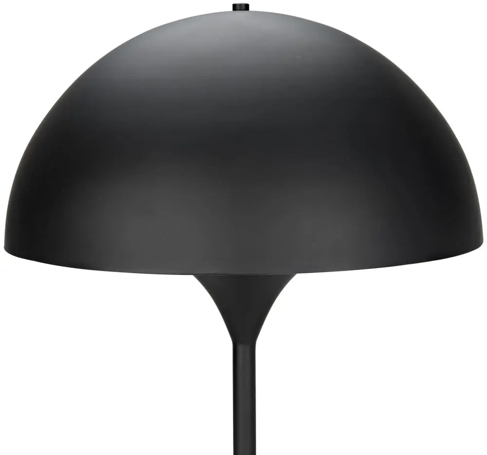Noir Cataracta Floor Lamp, Black Iron
