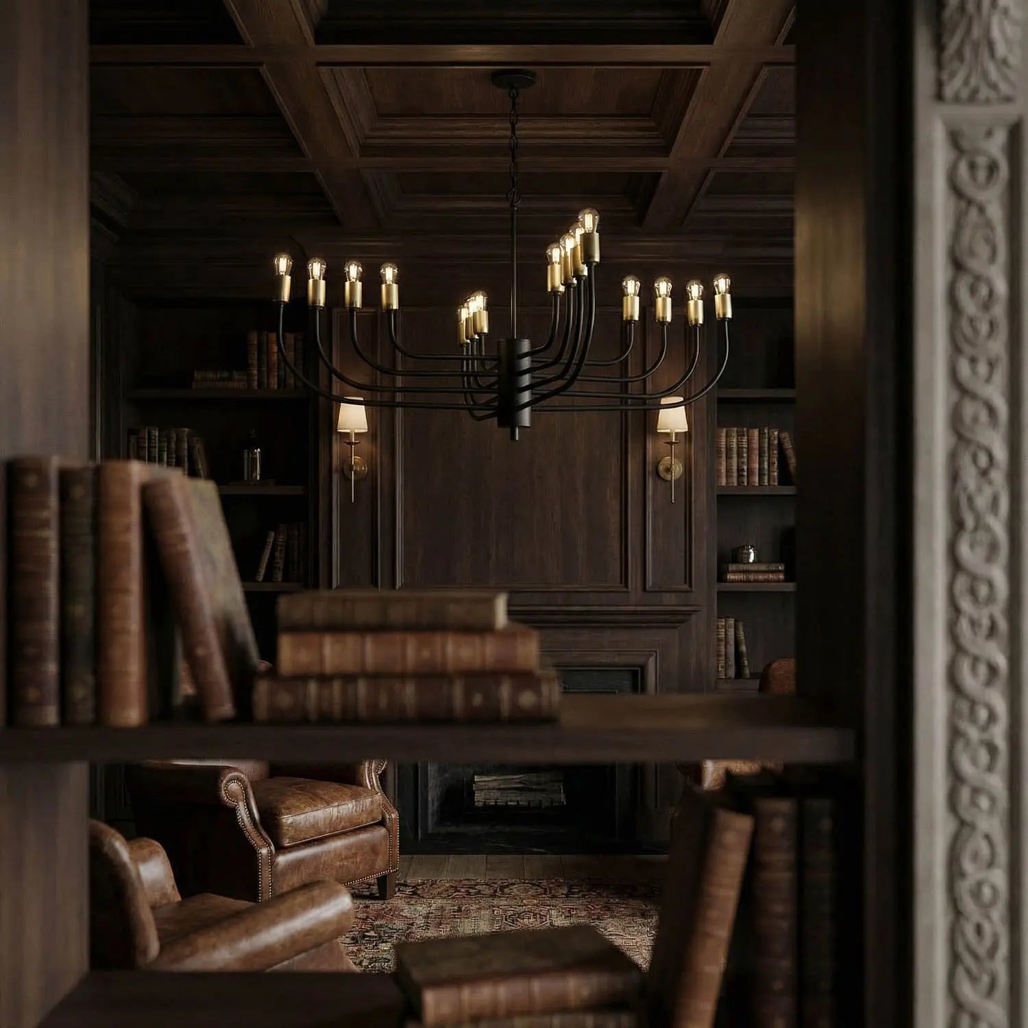 Noir Claude Chandelier