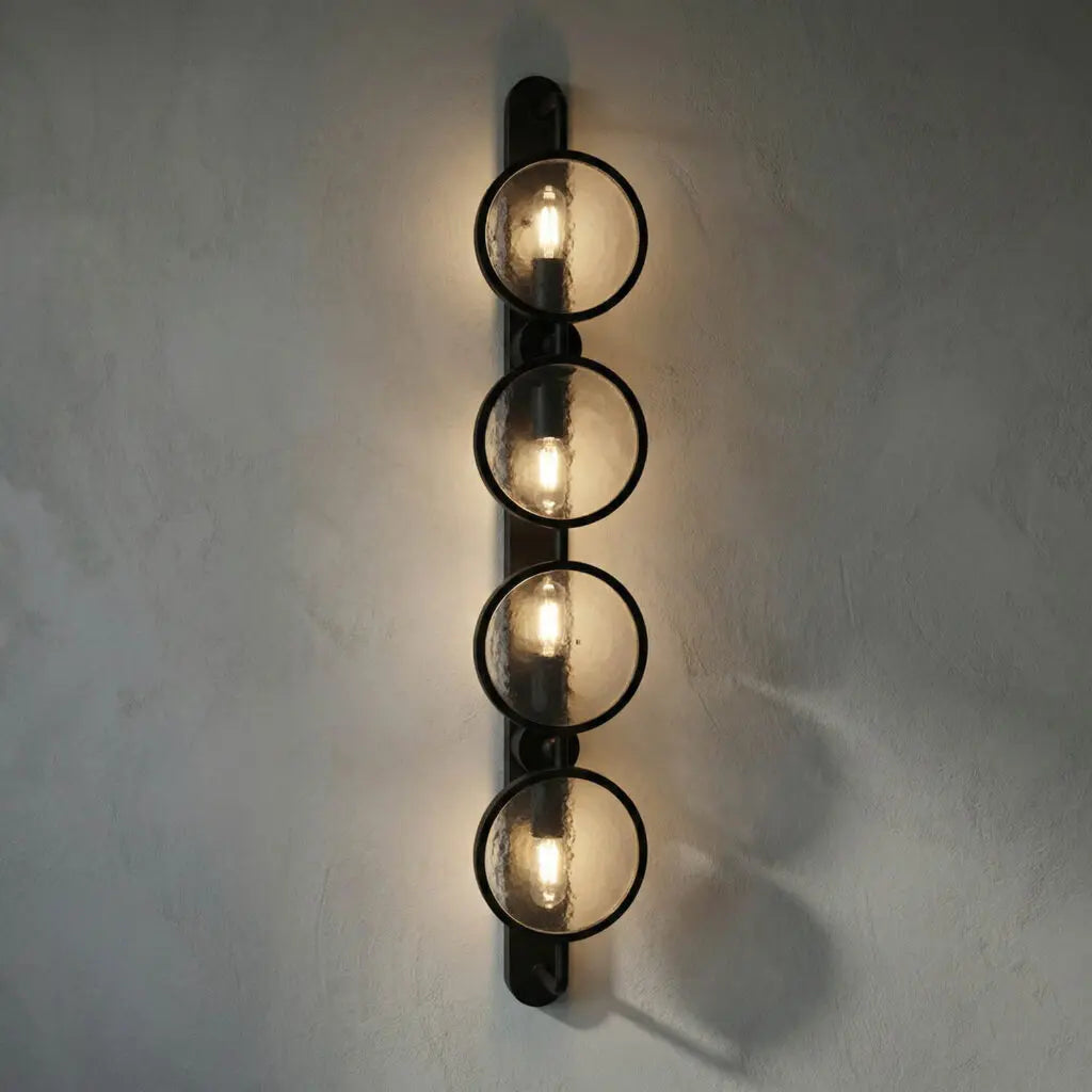 Noir Ordo Sconce, Black Steel