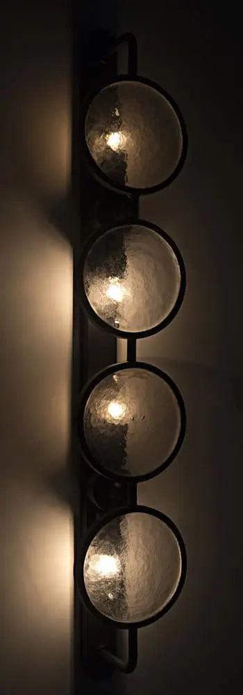 Noir Ordo Sconce, Black Steel