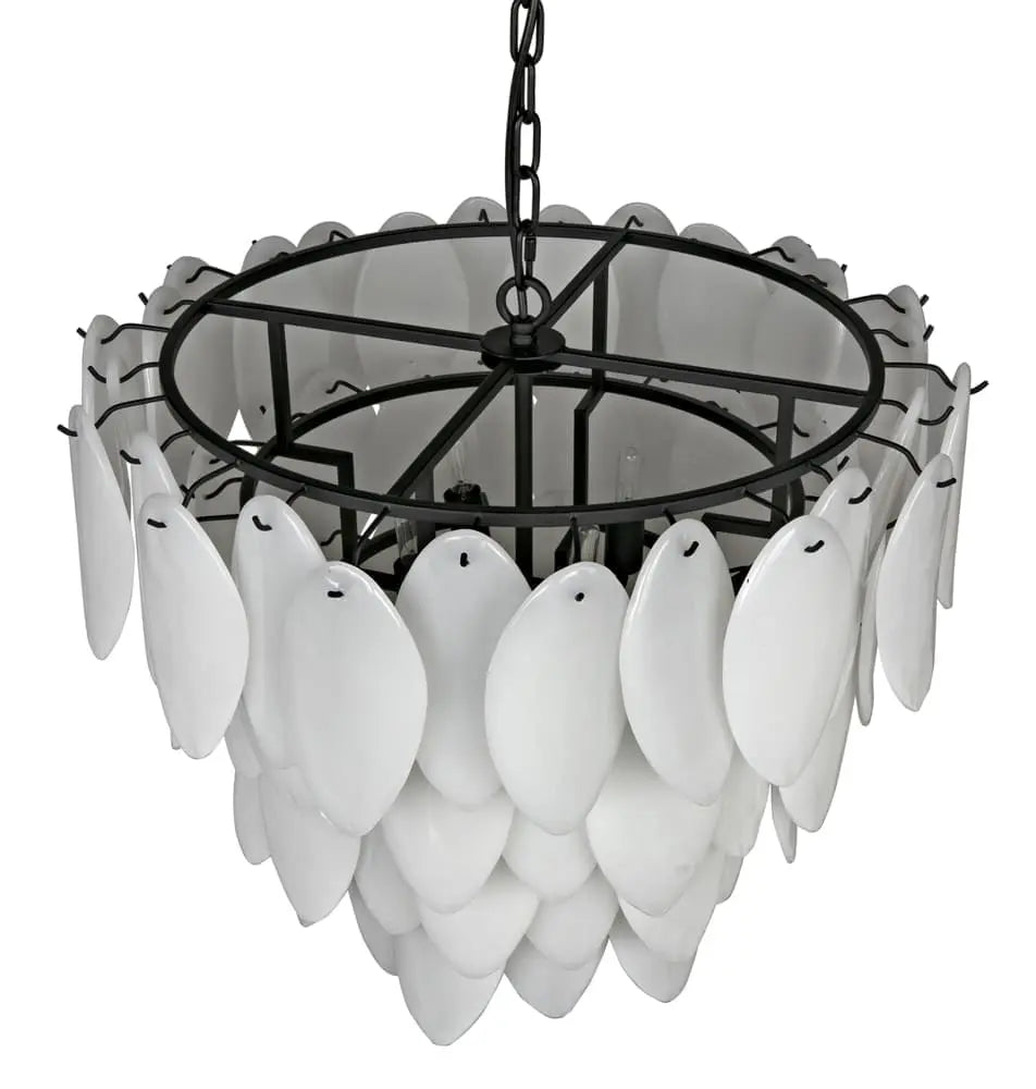 Noir Lotus Chandelier