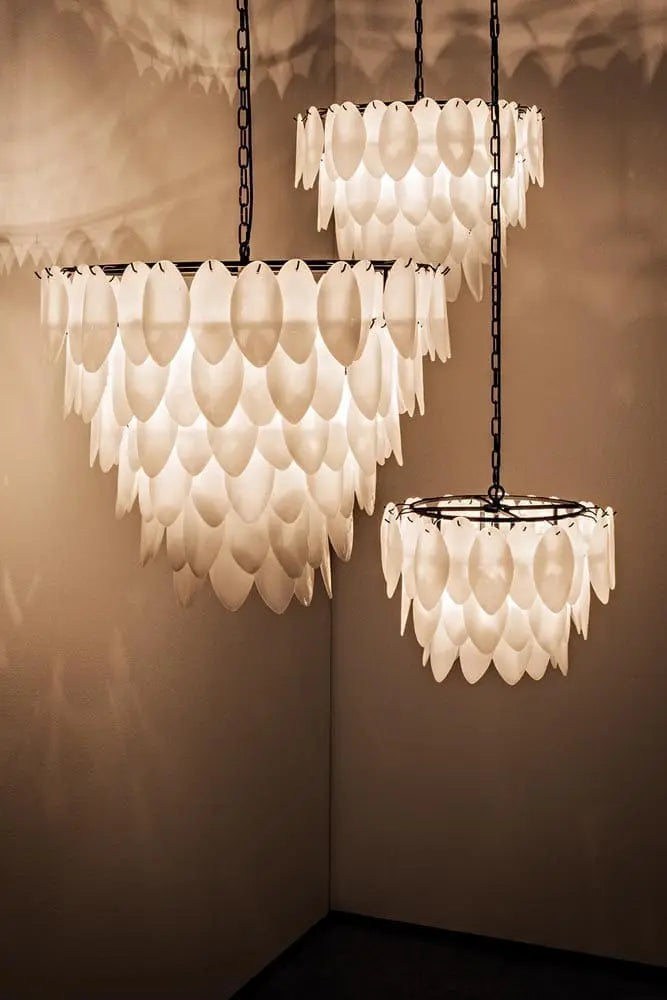 Noir Lotus Chandelier