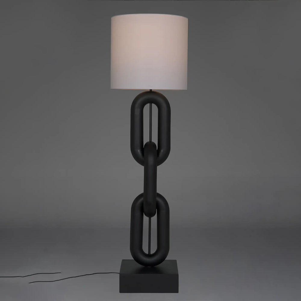 Noir Alcatraz Lamp W/Shade