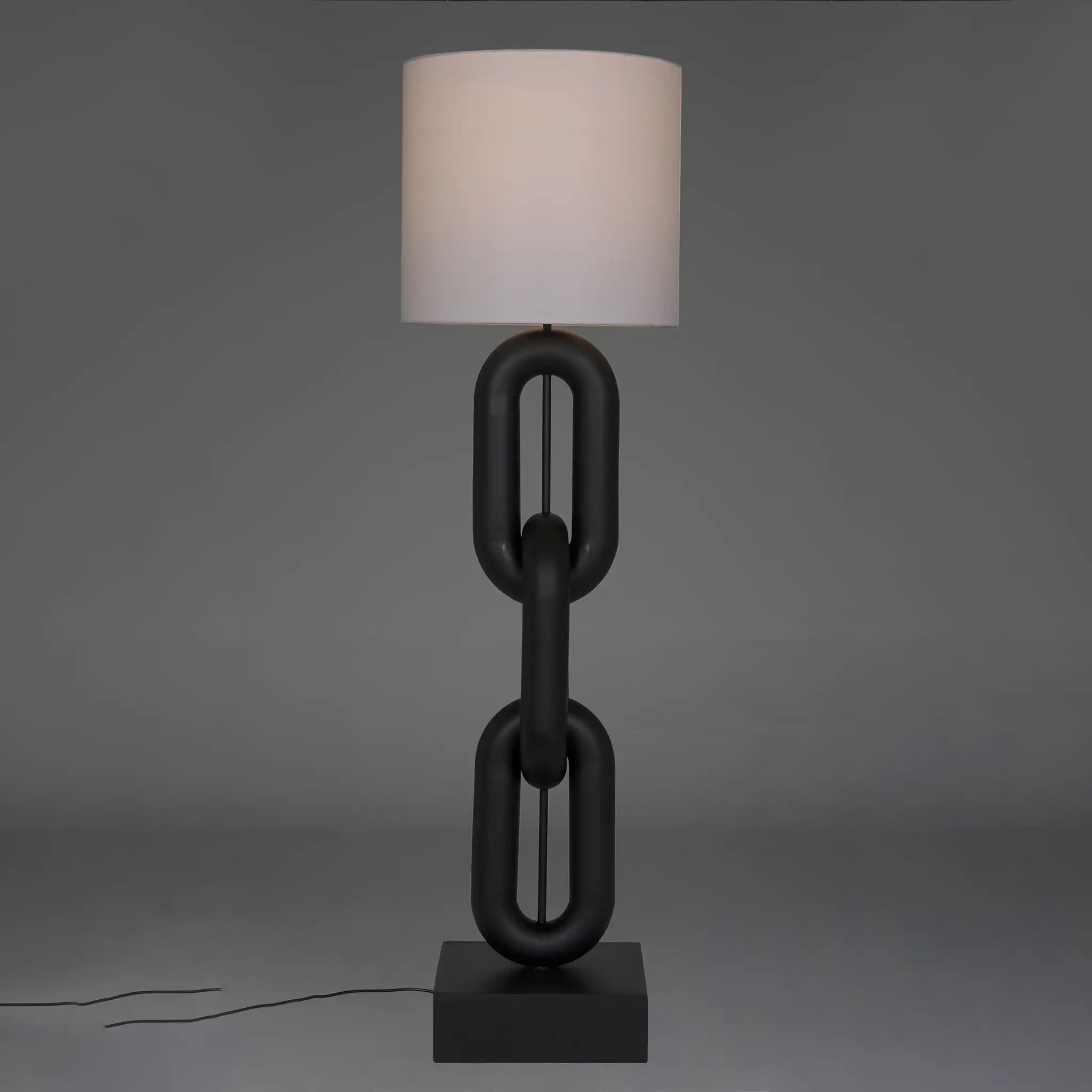 Noir Alcatraz Lamp W/Shade