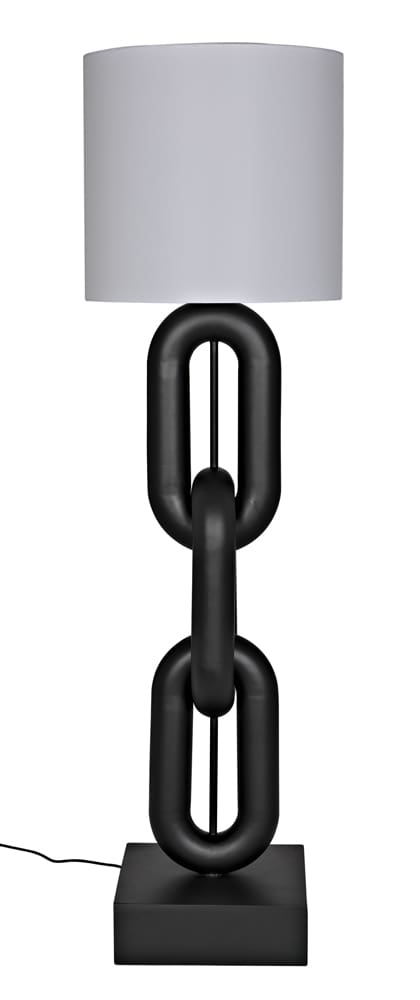 Noir Alcatraz Lamp W/Shade