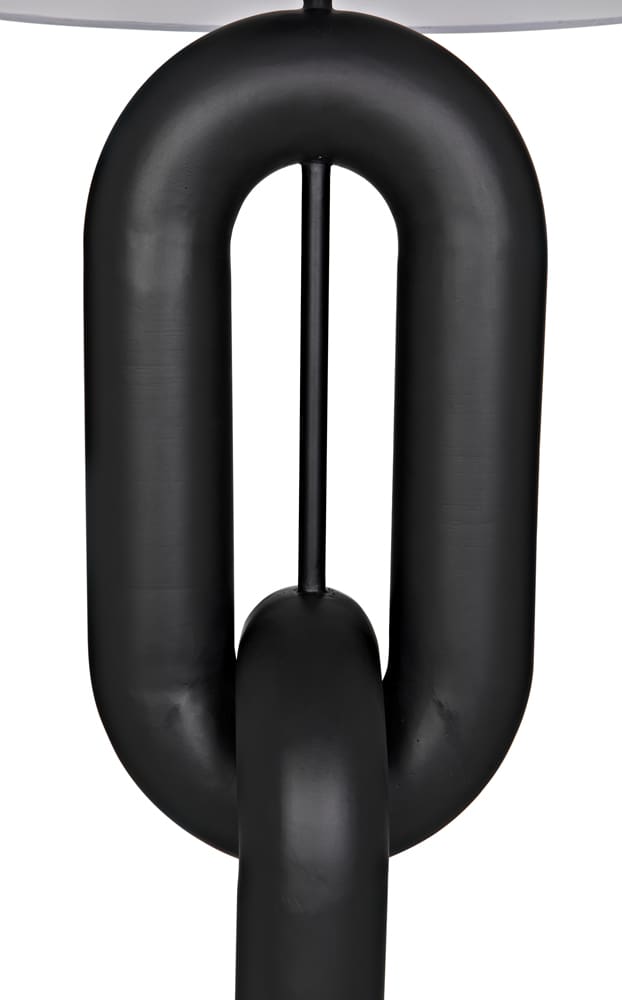 Noir Alcatraz Lamp W/Shade