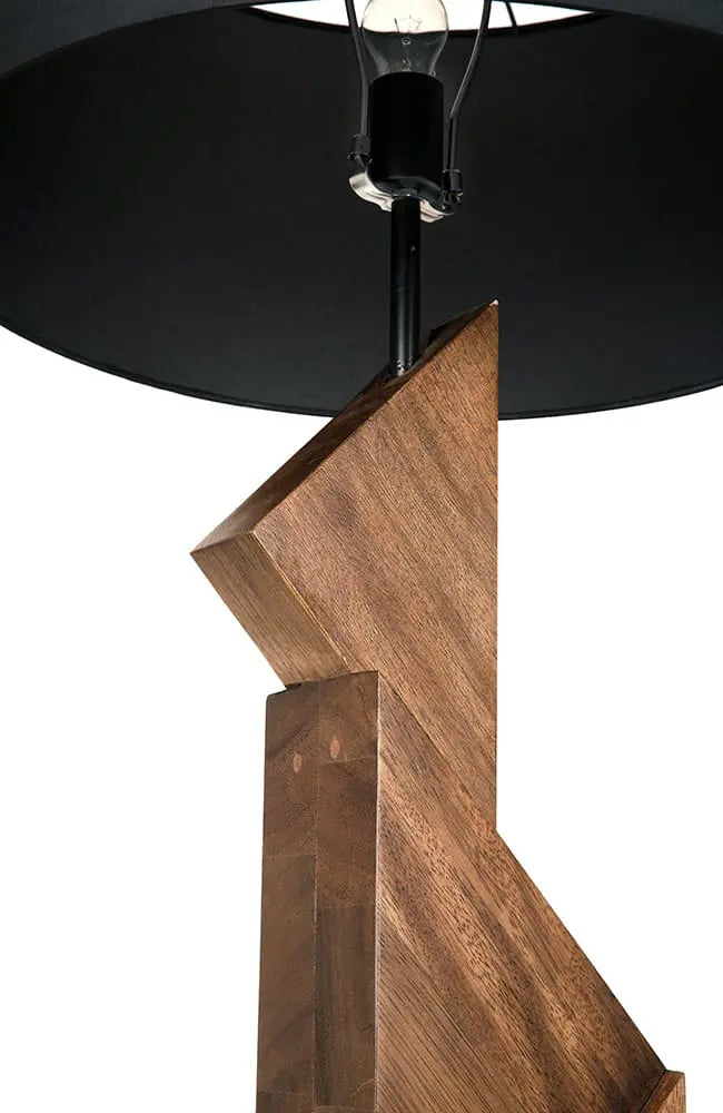 Noir Enigma I Floor Lamp With Shade