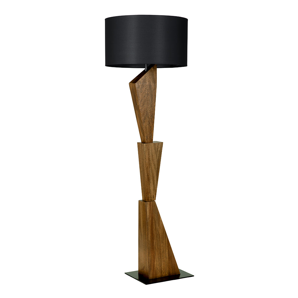 Noir Enigma Ii Floor Lamp With Shade
