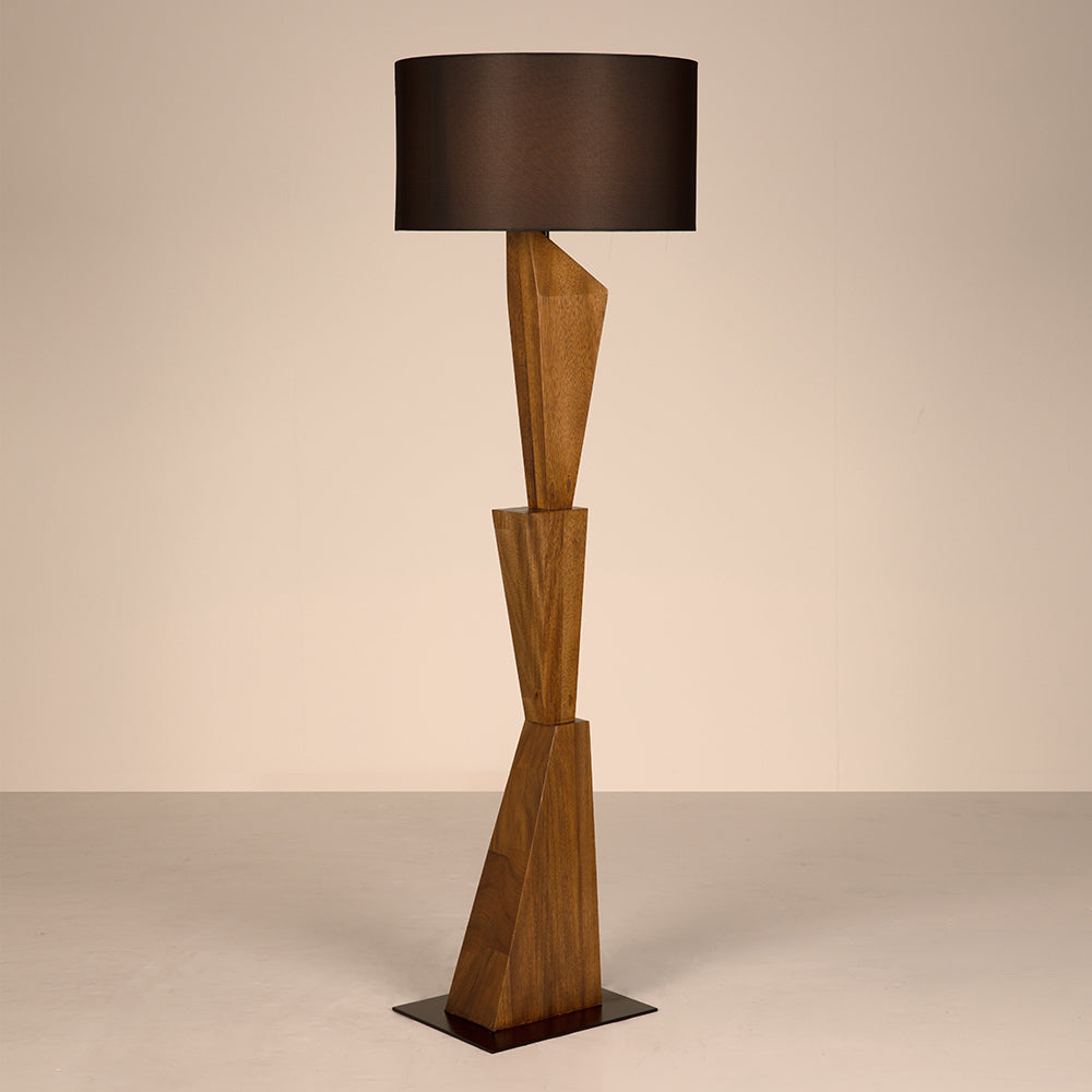 Noir Enigma Ii Floor Lamp With Shade