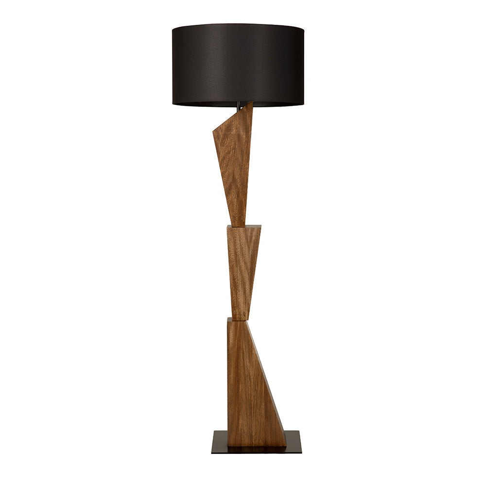 Noir Enigma Ii Floor Lamp With Shade