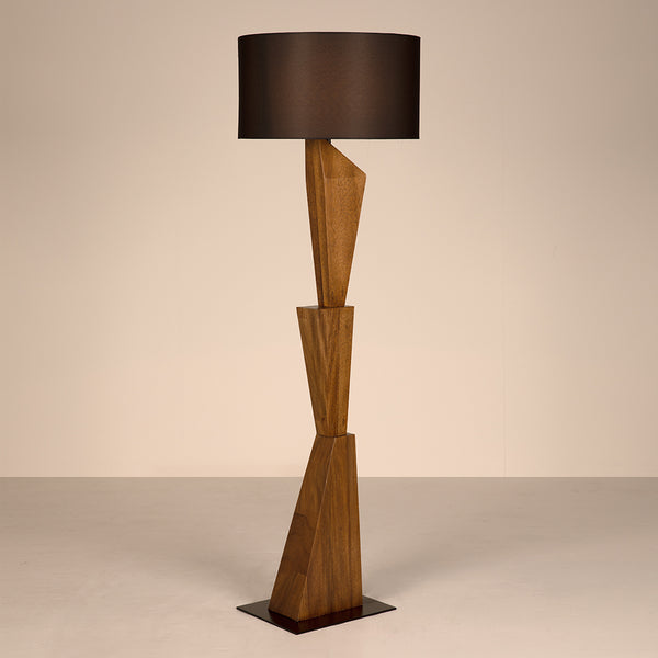 Noir Enigma Ii Floor Lamp With Shade
