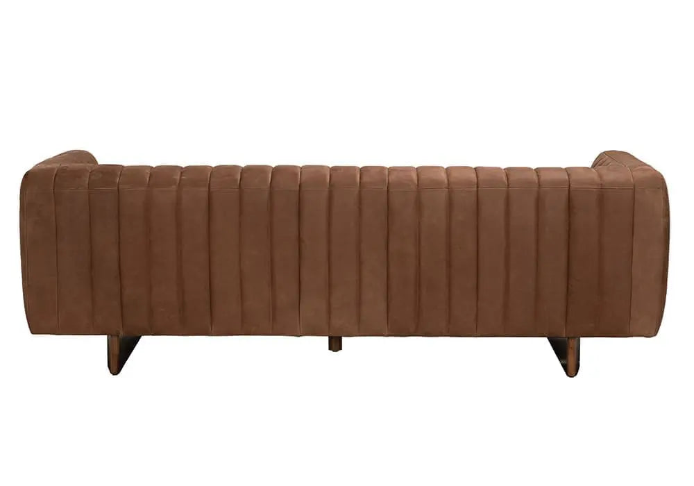 Noir Khann Sofa, Orris Brown Leather