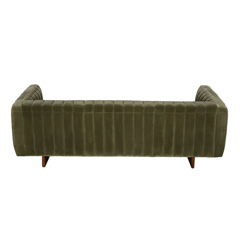 Noir Khann Sofa, Green Performance Velvet