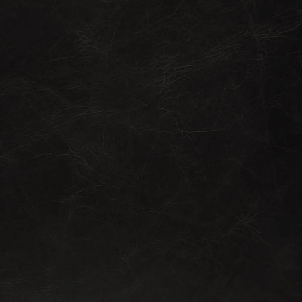 Noir Newton Dining Chair, Ebony Black Leather