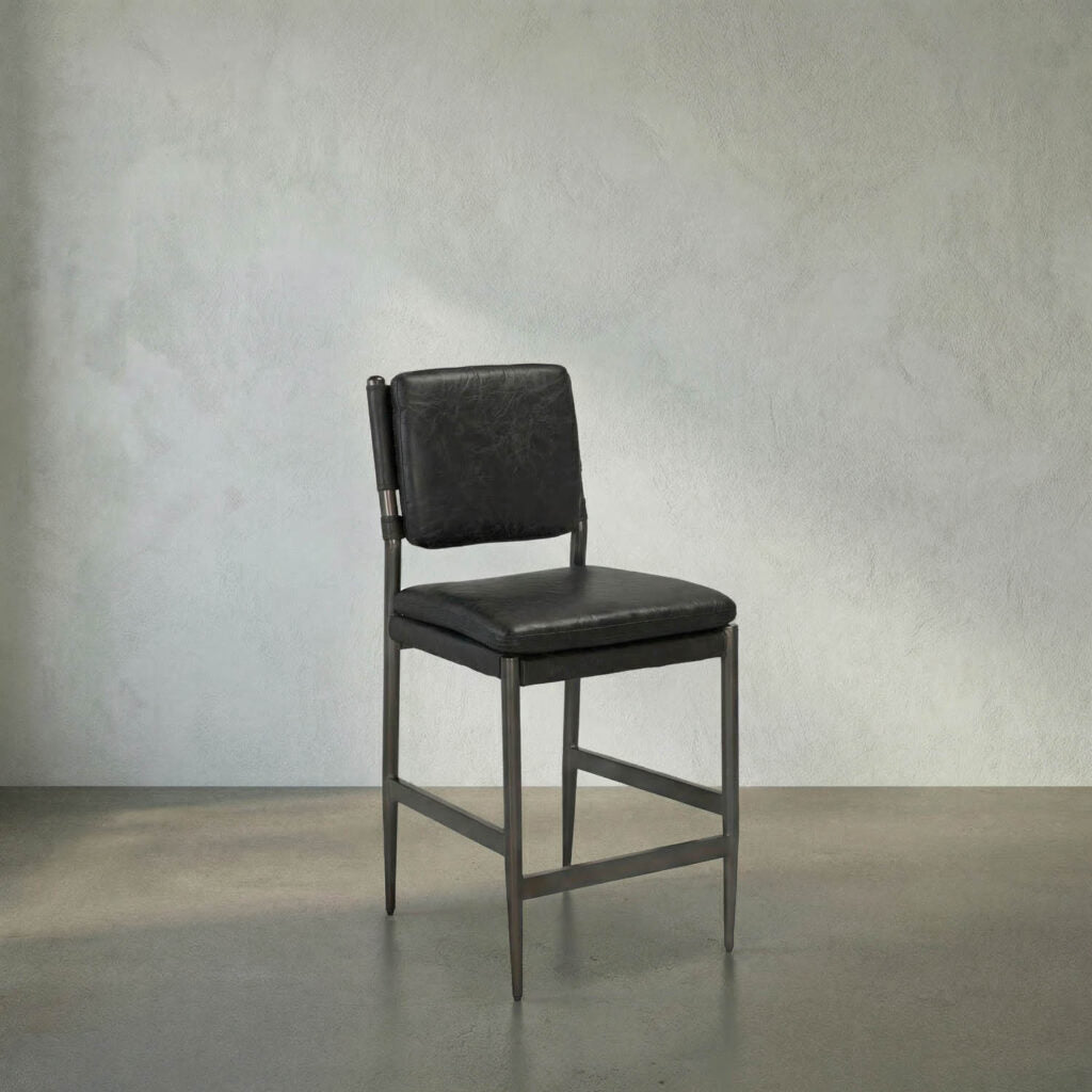 Noir Astor Counter Chair