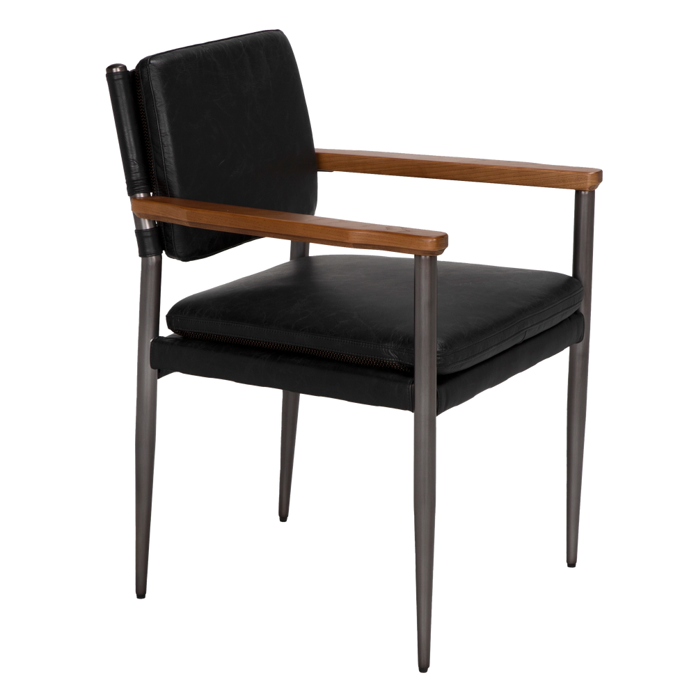 Noir Wooster Chair Dining Chair W Arms