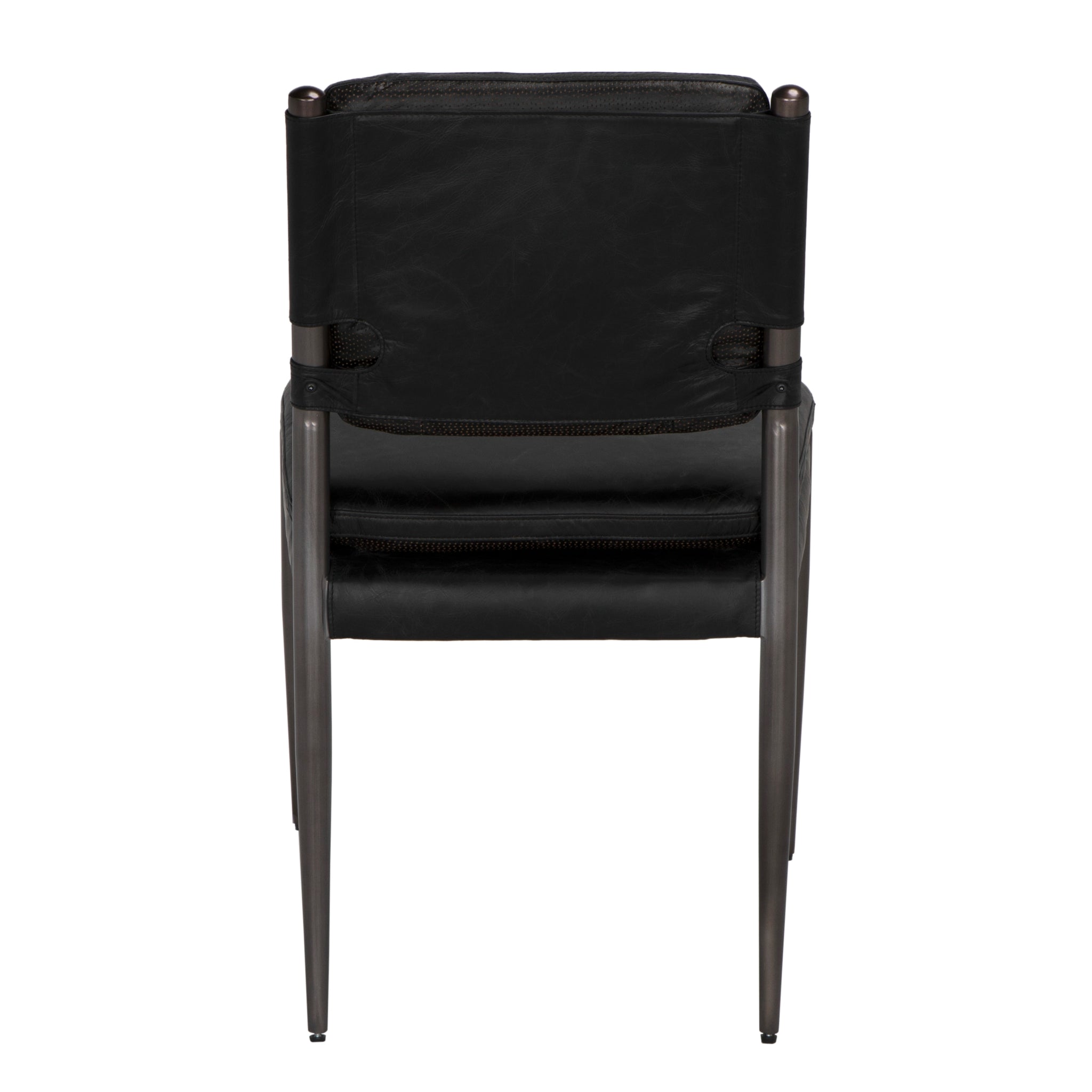 Noir Wooster Dining Chair, Black