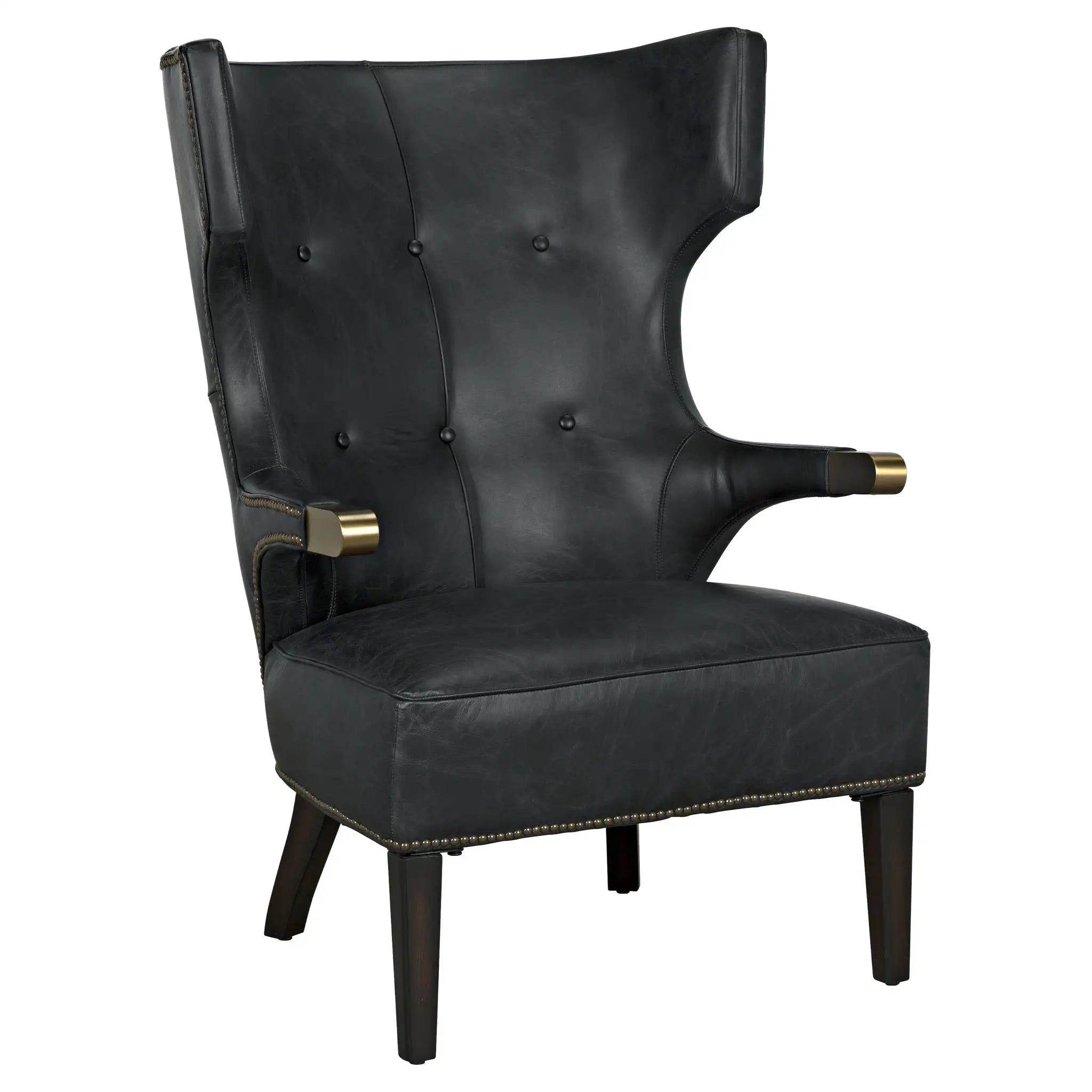 Noir Heracles Chair, Leather
