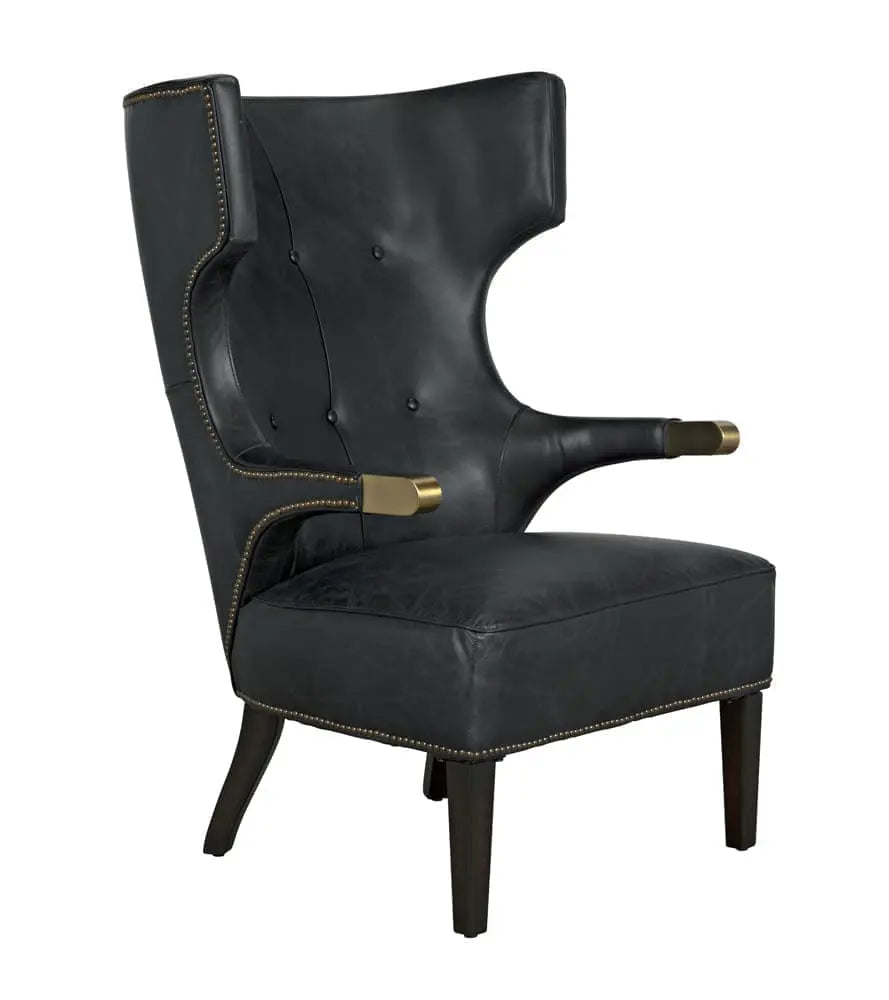 Noir Heracles Chair, Leather