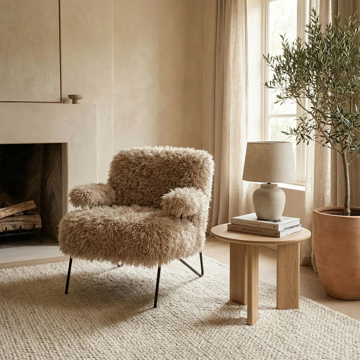 Noir Exeter Lounge Chair