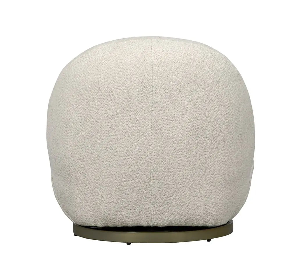 Noir Artemis Chair, Boucle Fabric