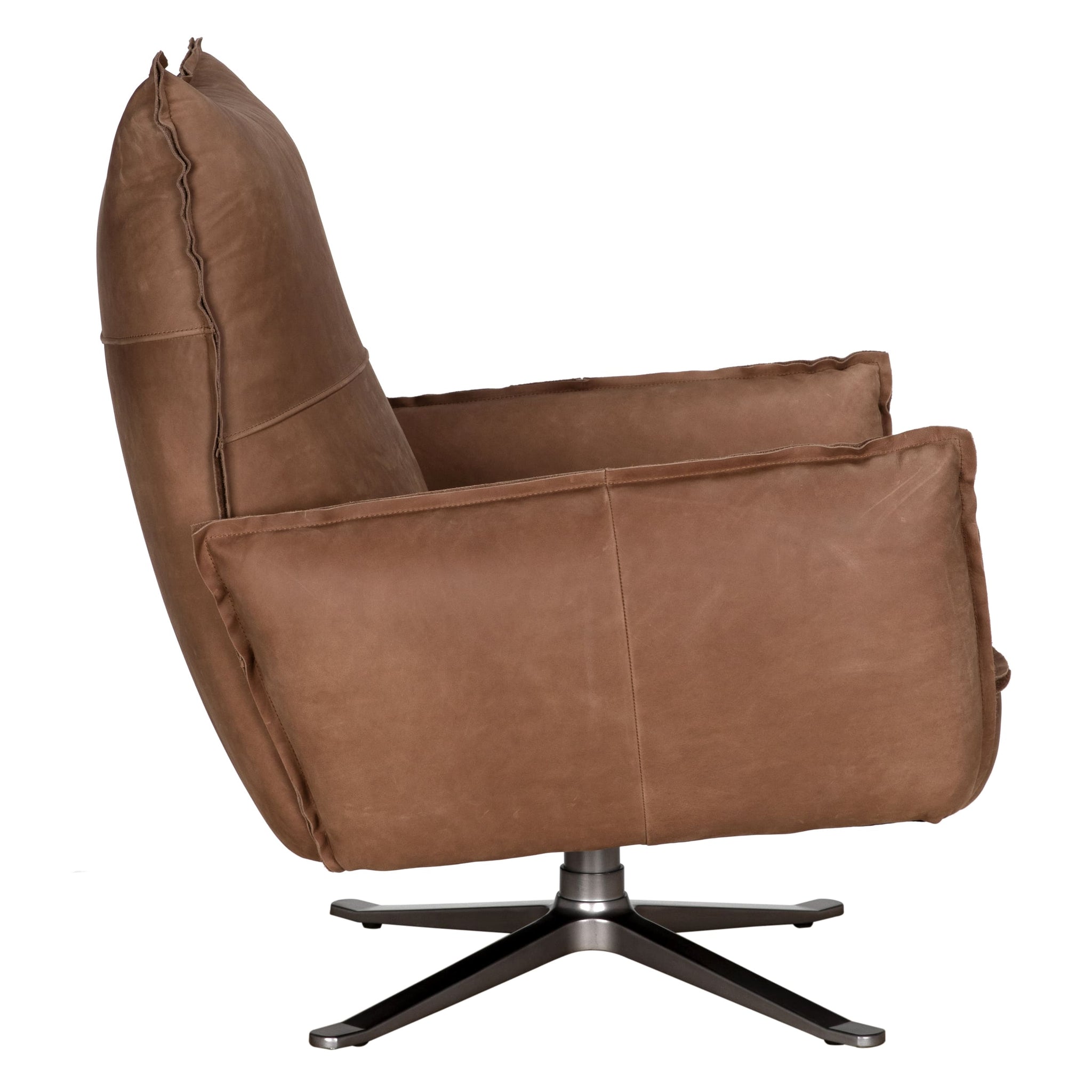 Noir Lawrenceville Swivel Chair