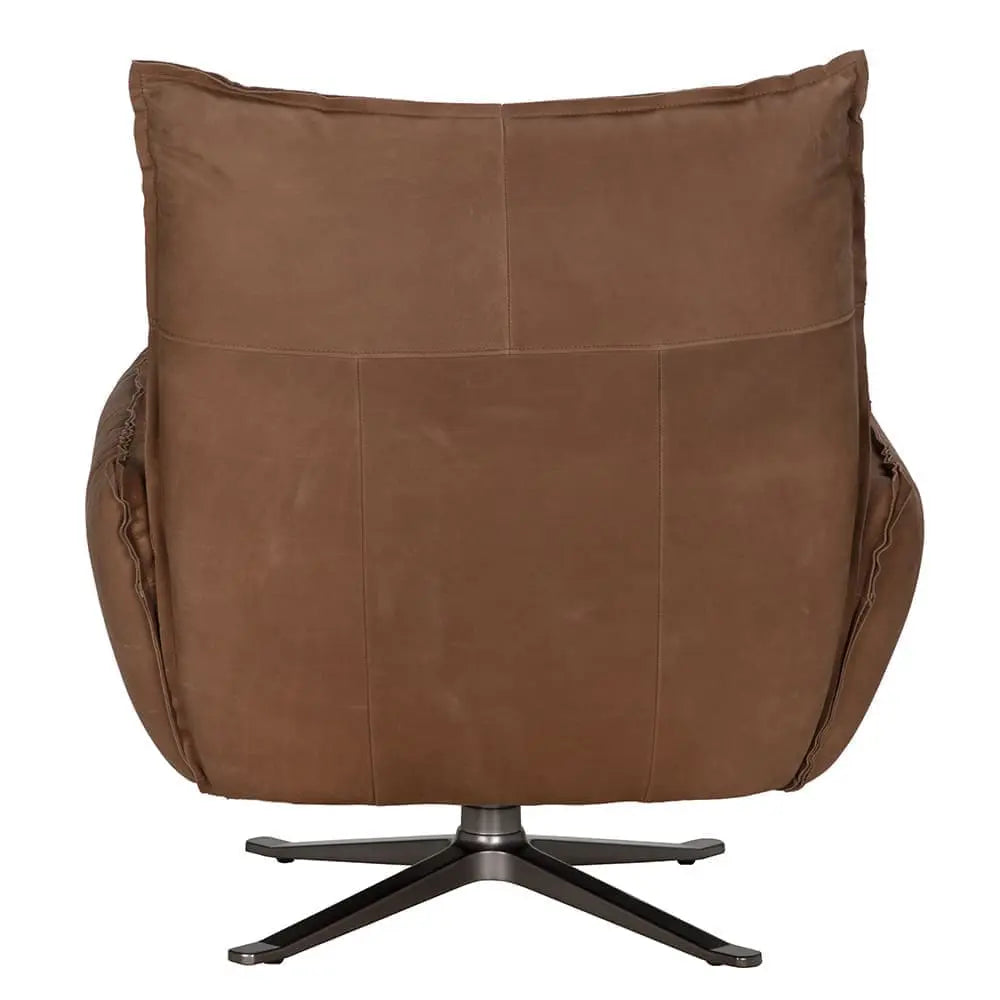 Noir Lawrenceville Swivel Chair