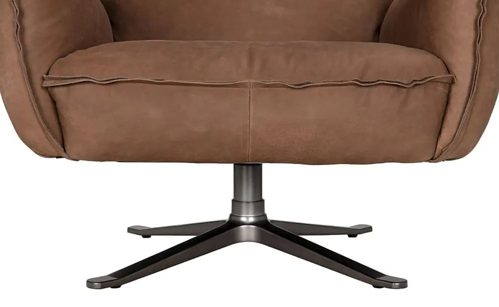 Noir Lawrenceville Swivel Chair