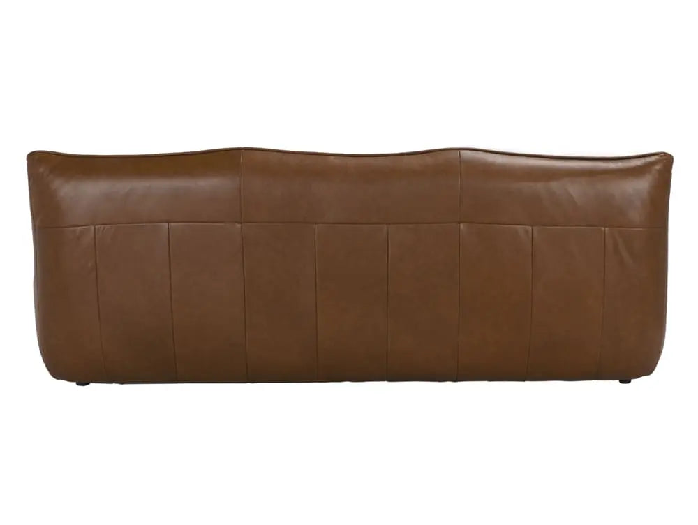 Noir Mcclain 3 Seater, Roche Tan Leather