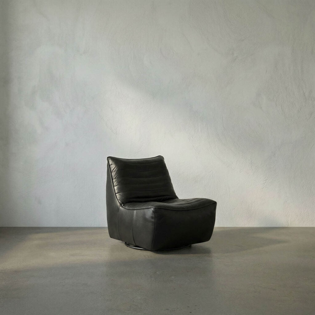 Noir Mcclain Swivel Single Sofa
