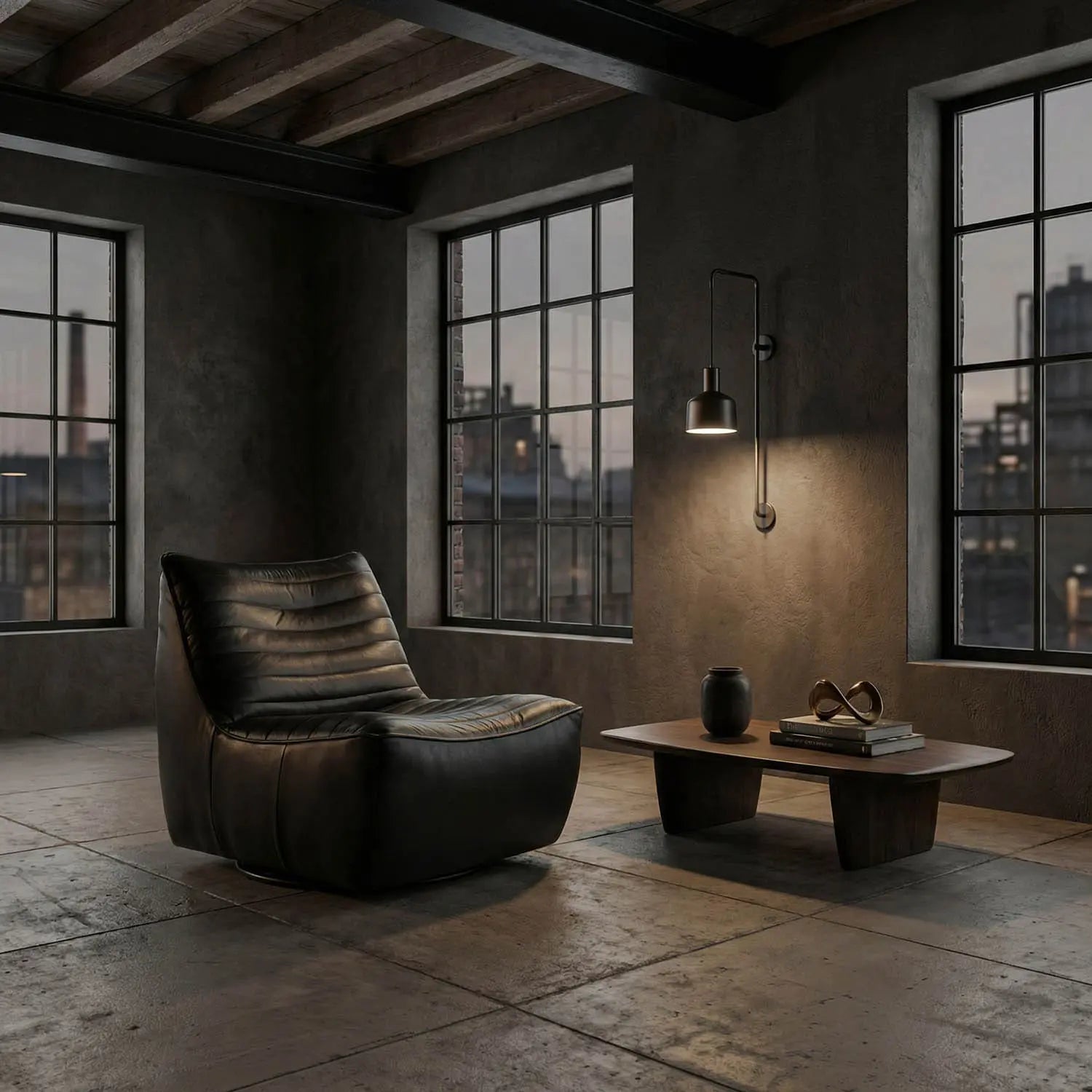 Noir Mcclain Swivel Single Sofa