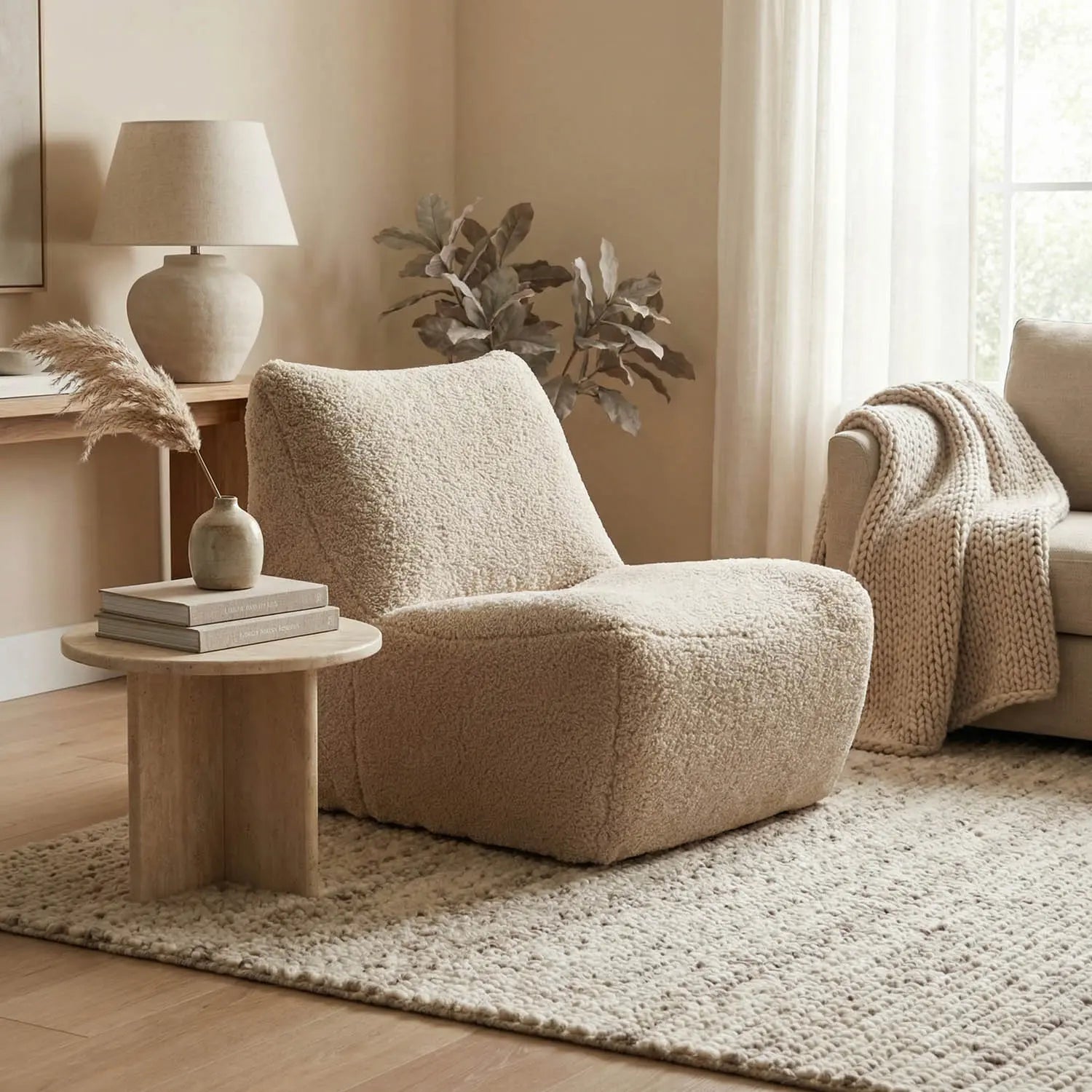 Noir Mcclain Swivel Chair, Camel Fabric