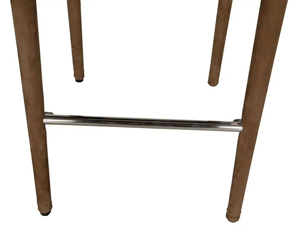 Noir Newton Counter Chair, Orris Brown Leather