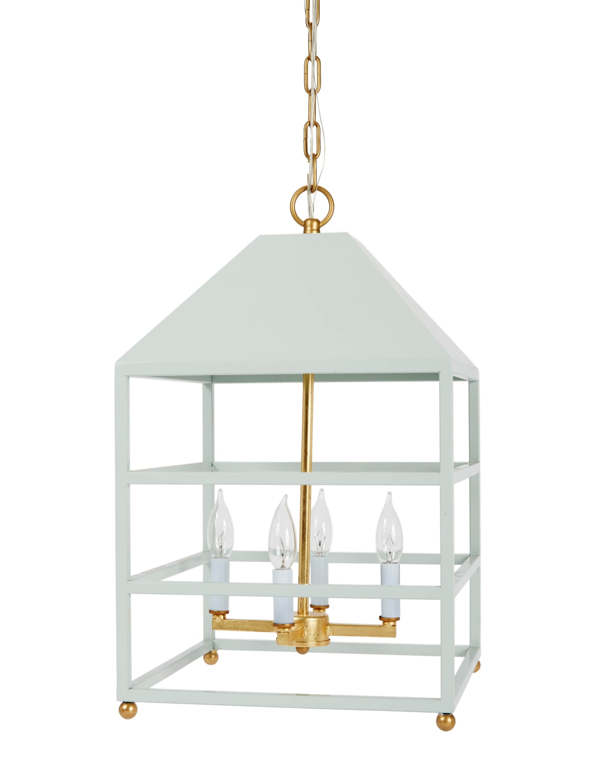 Redondo Mint  Blue Chandelier by Old World Design
