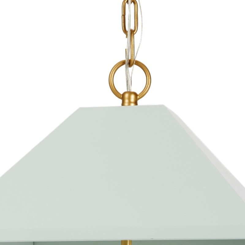 Redondo Mint  Blue Chandelier by Old World Design