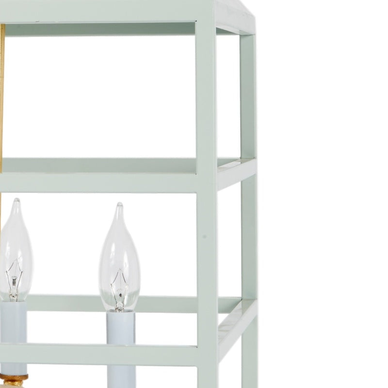 Redondo Mint  Blue Chandelier by Old World Design