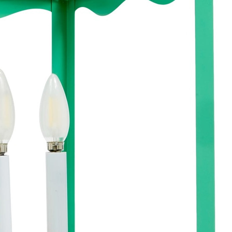 Old World Design Sea Green Sylvie Pendant Light