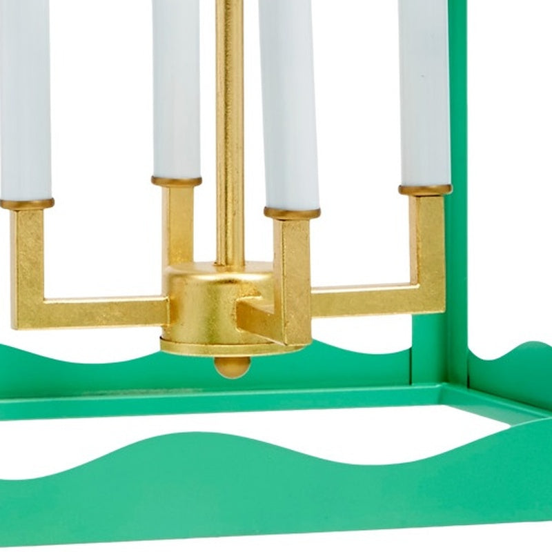 Old World Design Sea Green Sylvie Pendant Light