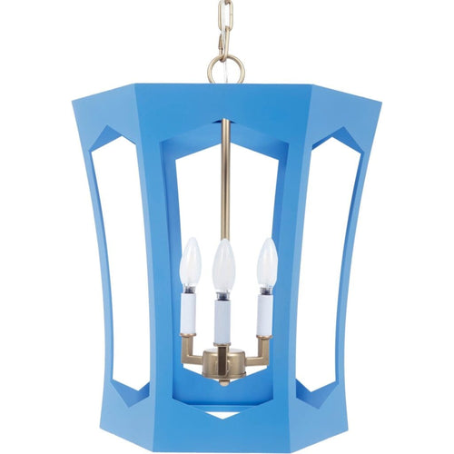 Charles Parisian Blue Lantern Light by Old World Designs