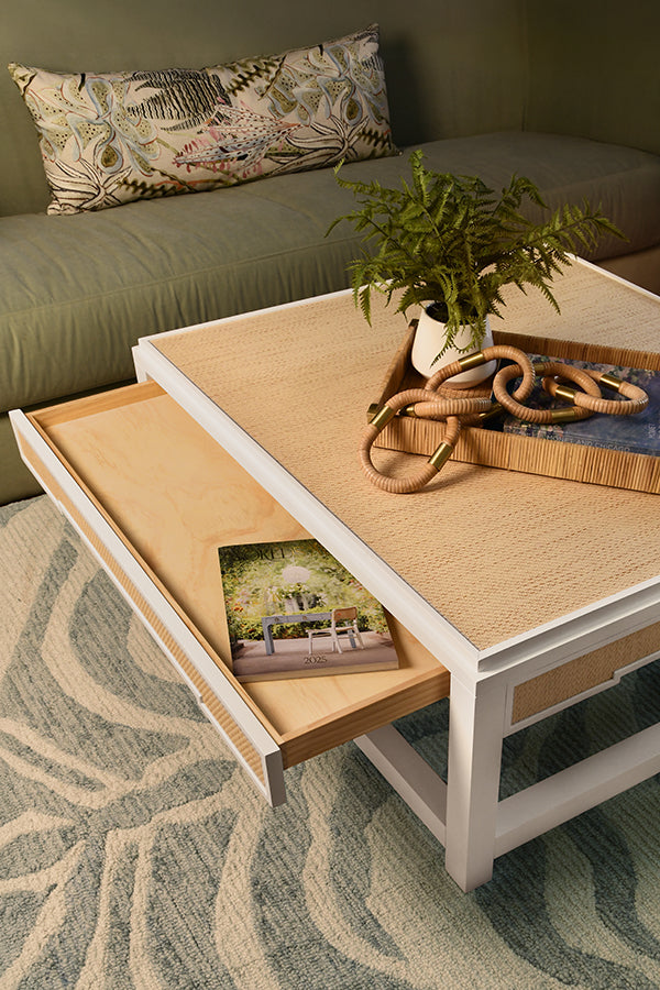 Worlds Away Locklin Coffee Table