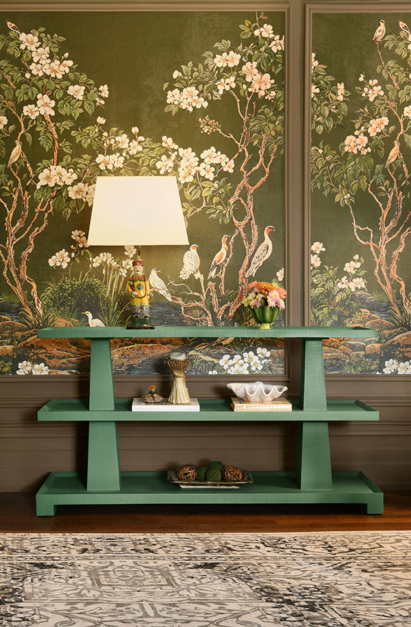 Worlds Away Lowen Console Table