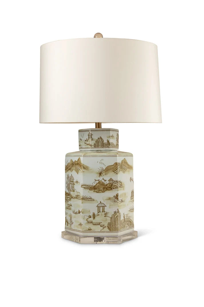 Port 68 Canton Brown Lamp Large