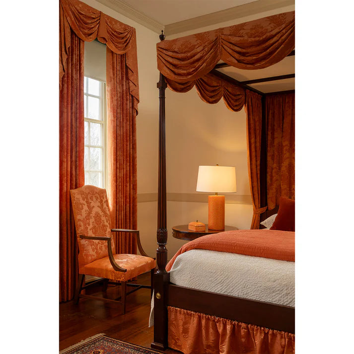 Port 68 Richmond Damask Coral Lamp