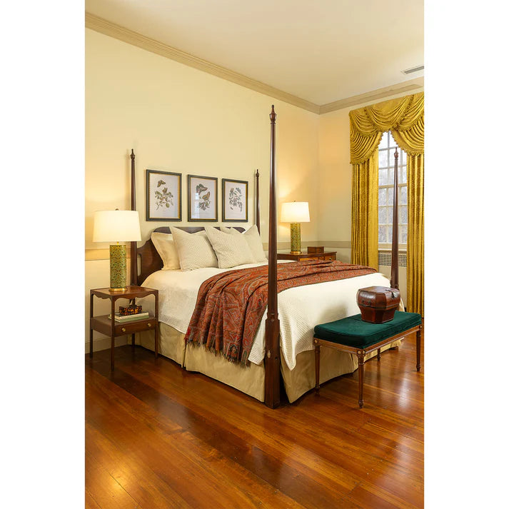 Port 68 Richmond Damask Green Lamp