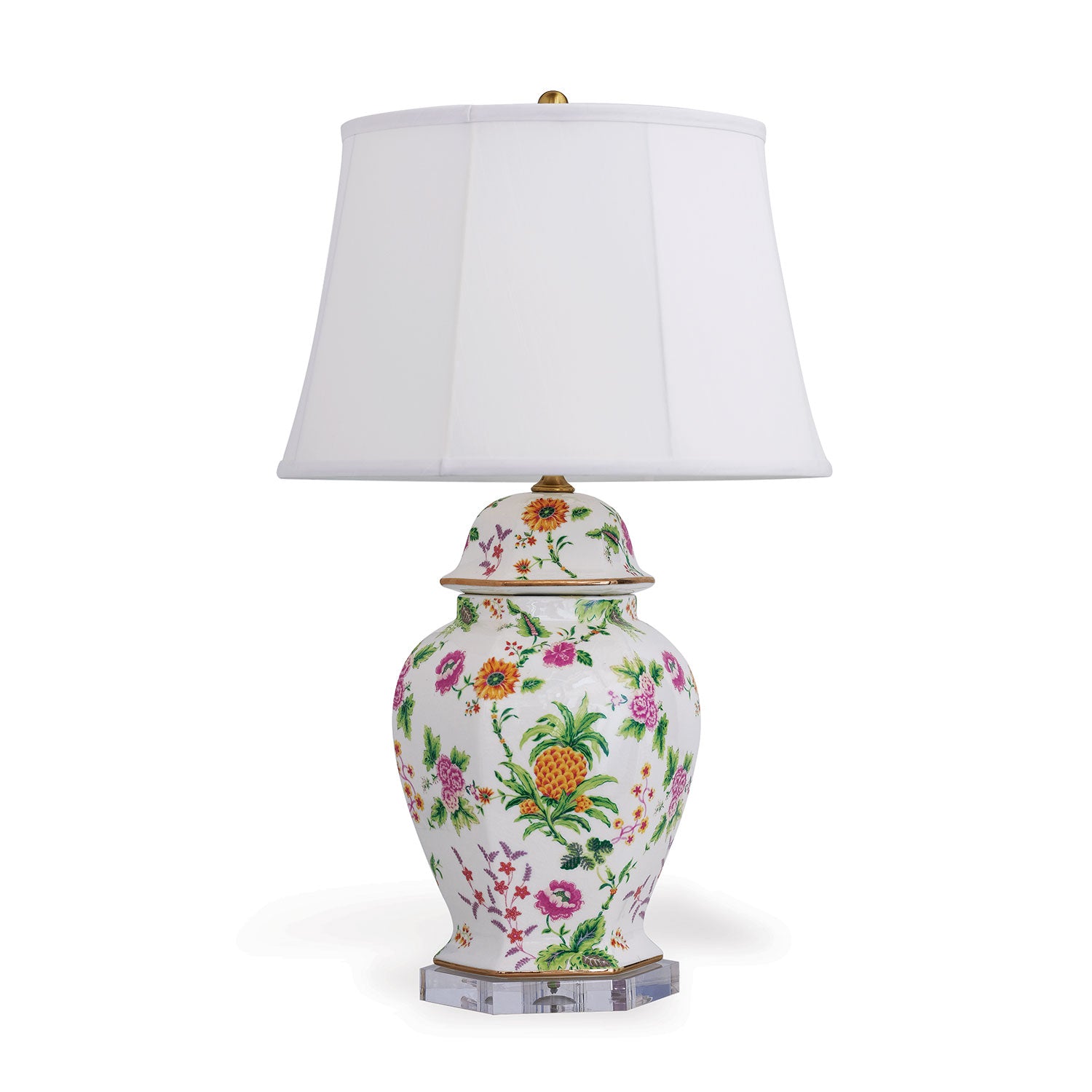 Portsmouth Pineapple Hex Lamp by Williamsburg for Port 68