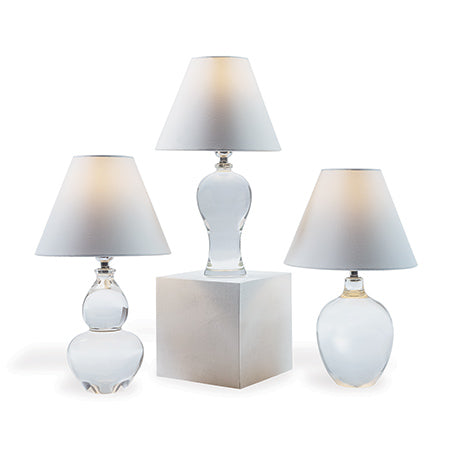 Port 68  Bari Mini Plum Crystal Lamp